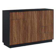 Holden Black/Walnut 47" Sideboard - Ornate Home