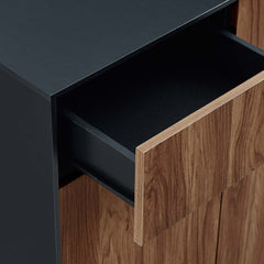 Holden Black/Walnut 47" Sideboard - Ornate Home