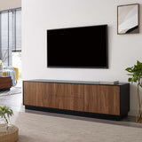 Holden Black/Walnut 63" TV Stand - Ornate Home