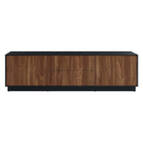 Holden Black/Walnut 63" TV Stand - Ornate Home