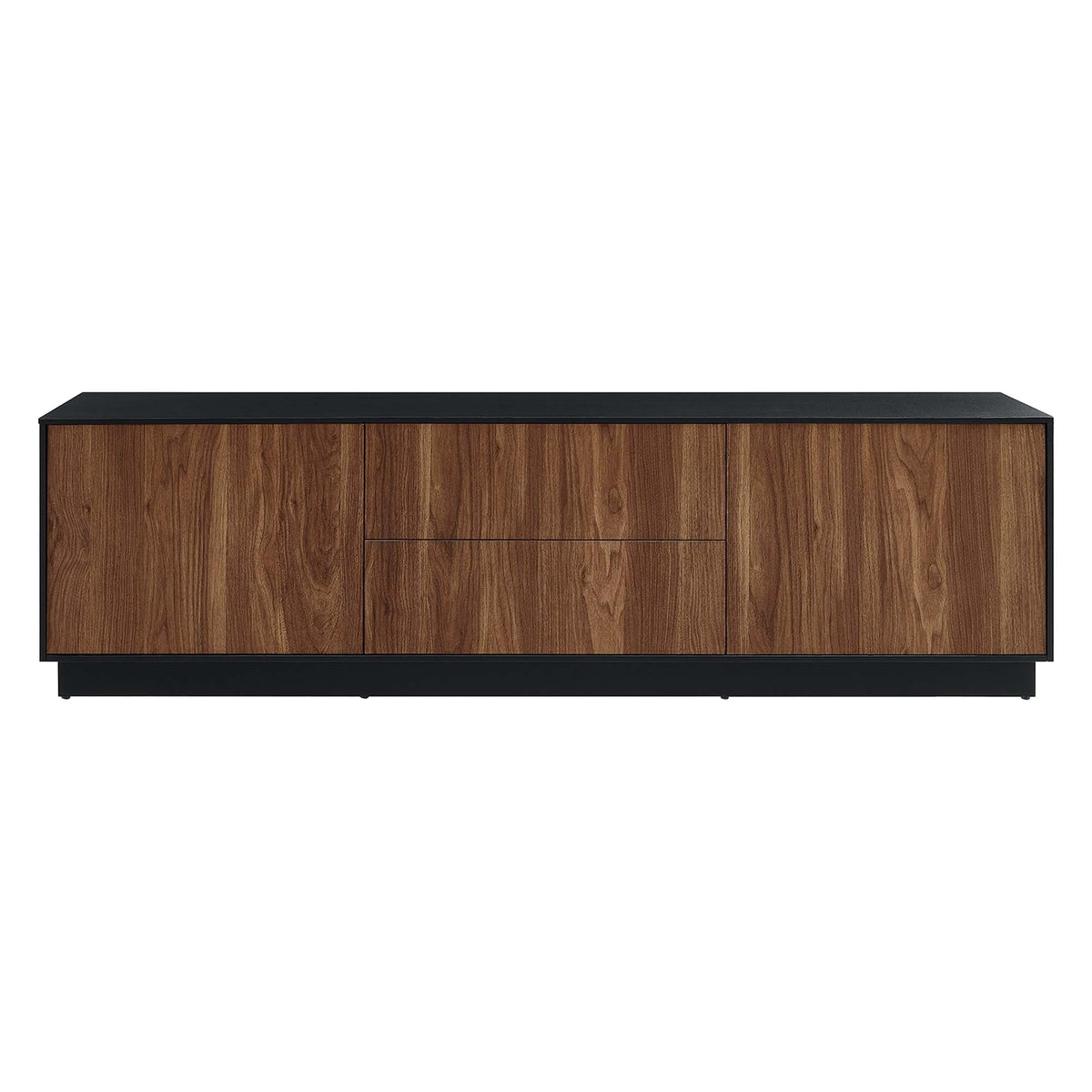 Holden Black/Walnut 63" TV Stand - Ornate Home