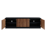 Holden Black/Walnut 63" TV Stand - Ornate Home