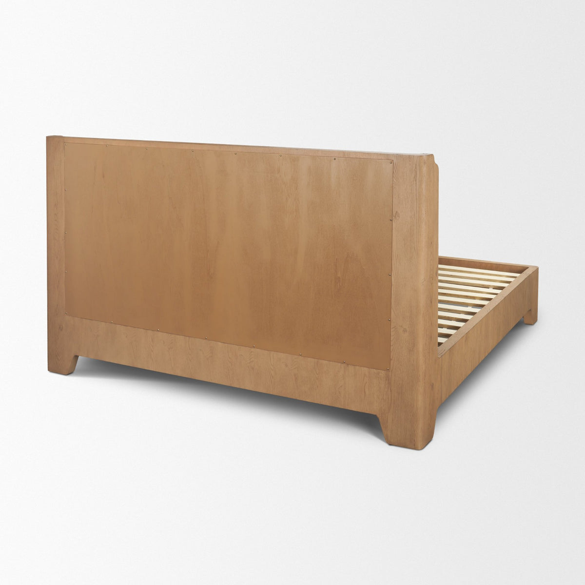 Holden Burgundy King Upholstered Bedframe - Ornate Home