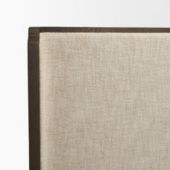 Holden Oatmeal Queen Upholstered Bedframe - Ornate Home