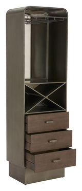 Hole Bronze Bar Cabinet