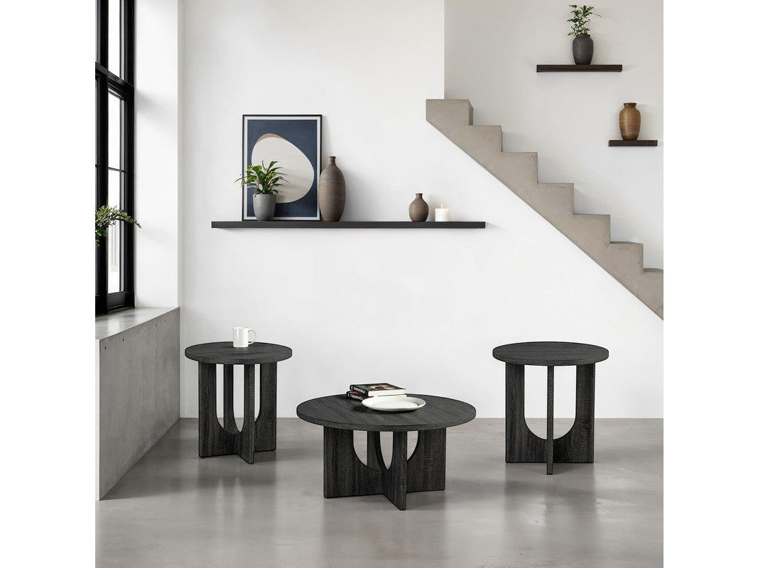 Holen Gray 3 Pc. Table Set - Ornate Home