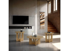 Holen Natural 3 Pc. Table Set - Ornate Home