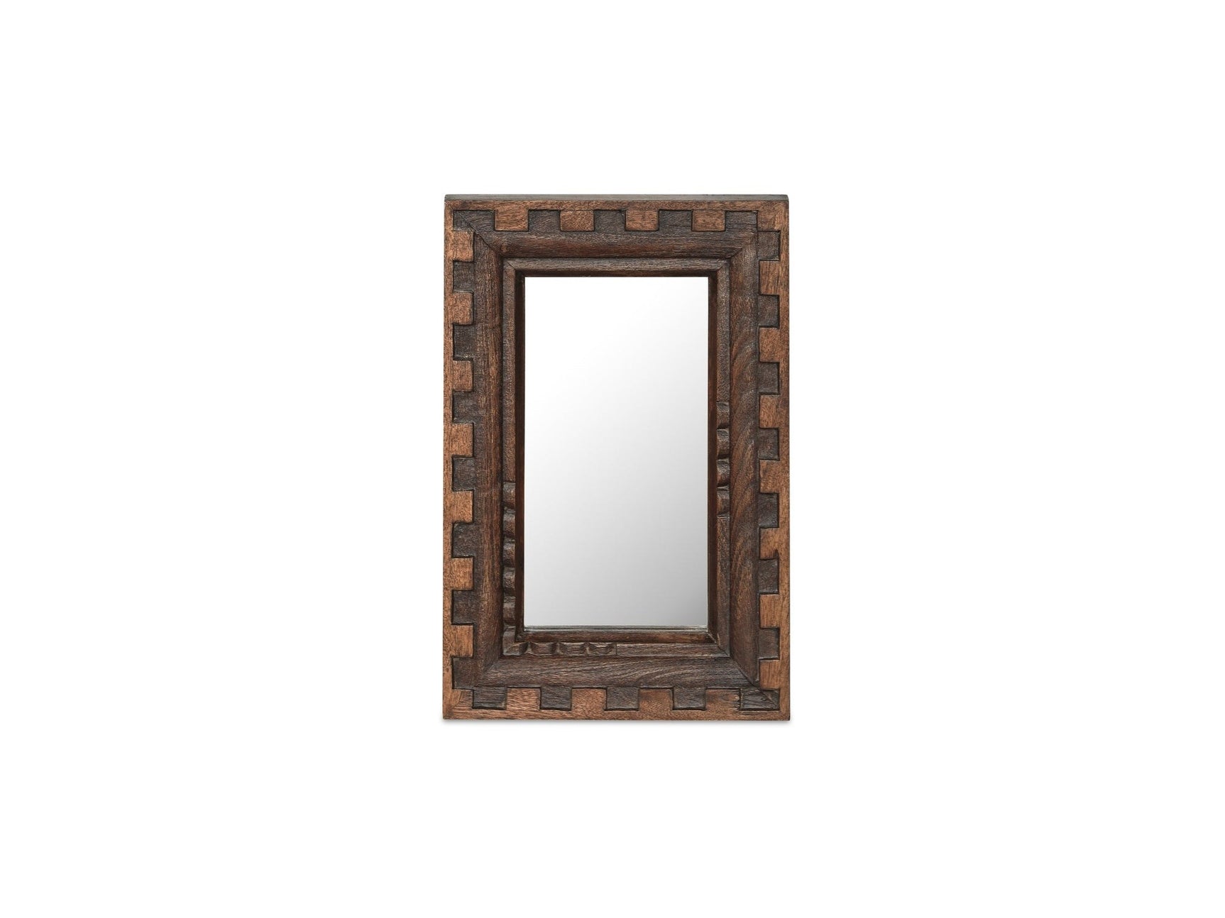 Holland Brown Small Mirror - Ornate Home