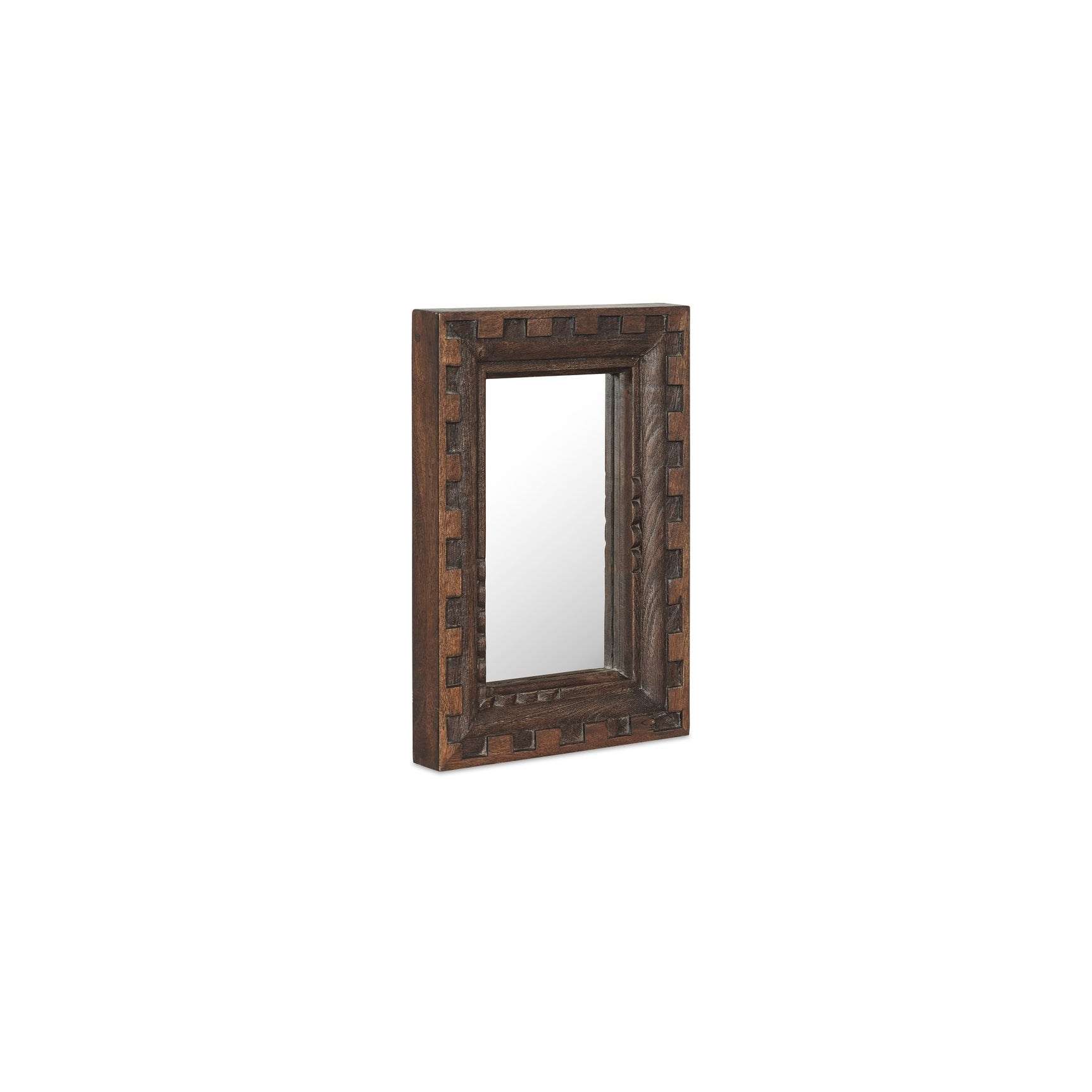 Holland Brown Small Mirror - Ornate Home