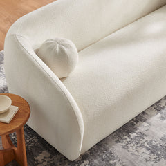 Holland Cream 85" Chenille Fabric Sofa - Ornate Home