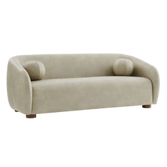 Holland Mineral 85" Vegan Leather Sofa - Ornate Home