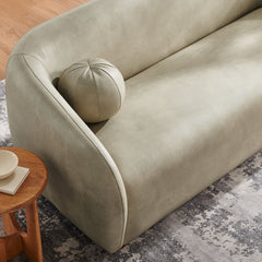 Holland Mineral 85" Vegan Leather Sofa - Ornate Home
