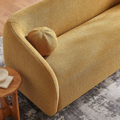 Holland Mustard 85" Chenille Fabric Sofa - Ornate Home