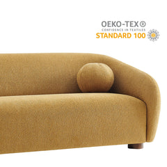 Holland Mustard 85" Chenille Fabric Sofa - Ornate Home