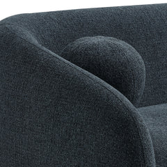 Holland Navy 85" Chenille Fabric Sofa - Ornate Home