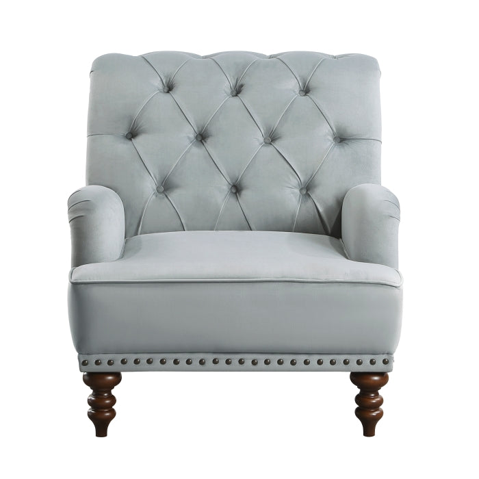 Holland Park Gray Accent Chair - Ornate Home