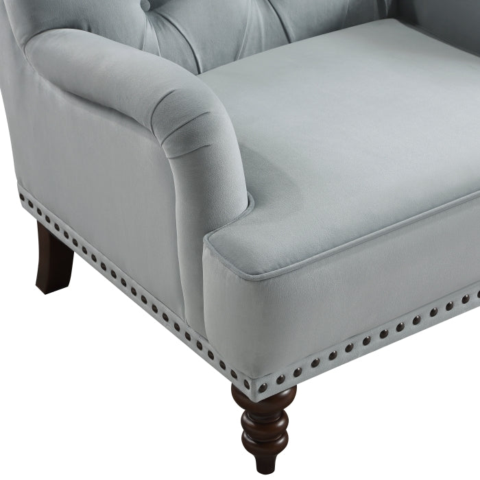 Holland Park Gray Accent Chair - Ornate Home