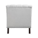 Holland Park Gray/White Accent Chair - Ornate Home