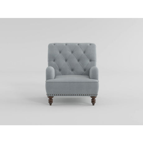 Holland Park Gray/White Accent Chair - Ornate Home
