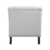 Holland Park Gray/White Accent Chair - Ornate Home