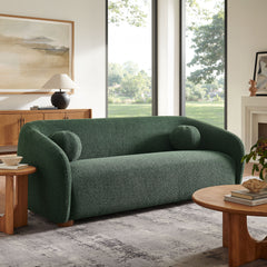 Holland Pine 85" Chenille Fabric Sofa - Ornate Home