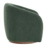 Holland Pine Swivel Chenille Fabric Armchair - Ornate Home
