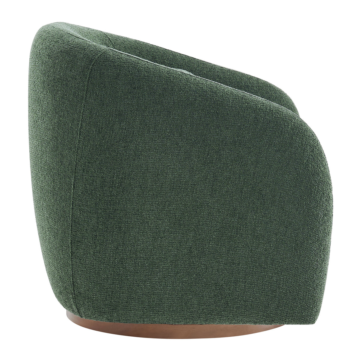 Holland Pine Swivel Chenille Fabric Armchair - Ornate Home
