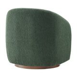 Holland Pine Swivel Chenille Fabric Armchair - Ornate Home