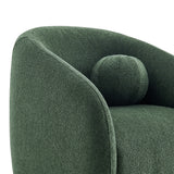 Holland Pine Swivel Chenille Fabric Armchair - Ornate Home