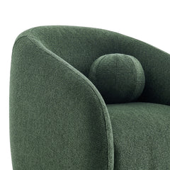 Holland Pine Swivel Chenille Fabric Armchair - Ornate Home
