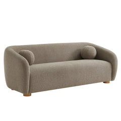 Holland Taupe 85" Chenille Fabric Sofa - Ornate Home