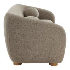 Holland Taupe 85" Chenille Fabric Sofa - Ornate Home