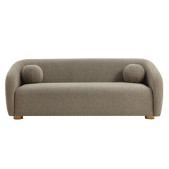 Holland Taupe 85" Chenille Fabric Sofa - Ornate Home