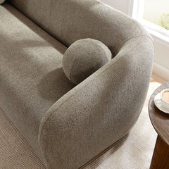 Holland Taupe 85" Chenille Fabric Sofa - Ornate Home