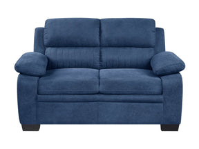 Holleman Blue Loveseat - Ornate Home