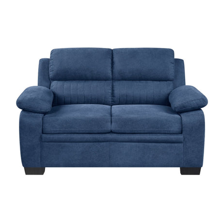 Holleman Blue Loveseat - Ornate Home