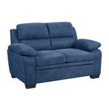 Holleman Blue Loveseat - Ornate Home