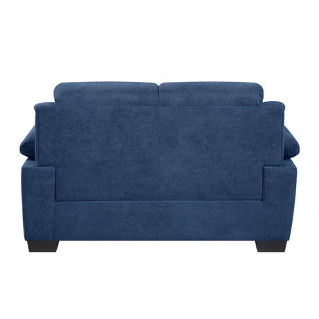 Holleman Blue Loveseat - Ornate Home