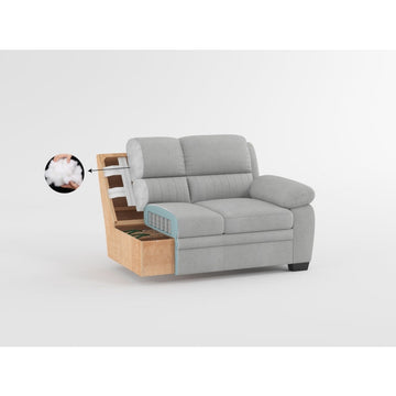 Holleman Blue Loveseat - Ornate Home