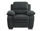 Holleman Dark Gray Chair - Ornate Home