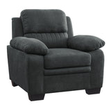 Holleman Dark Gray Chair - Ornate Home