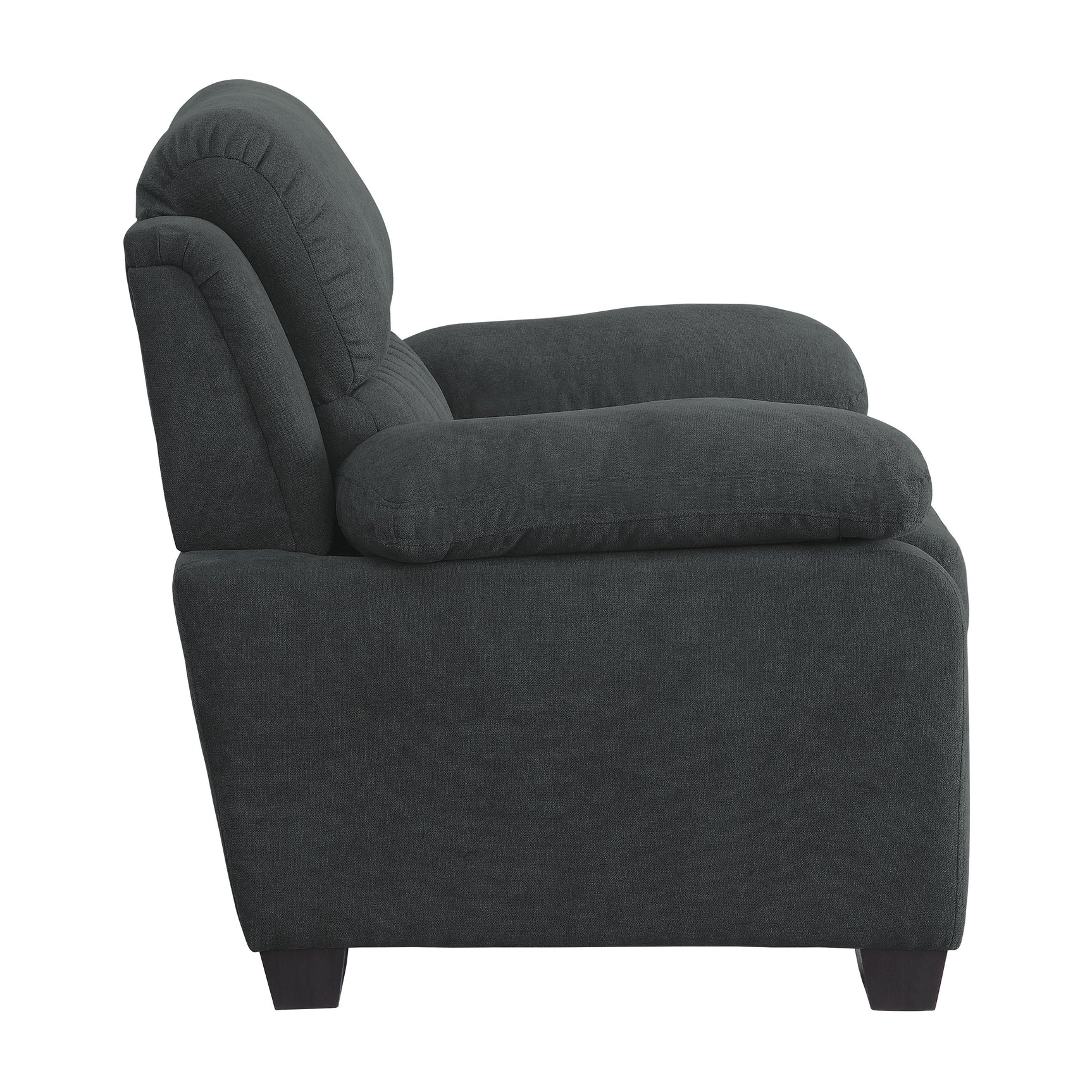 Holleman Dark Gray Chair - Ornate Home