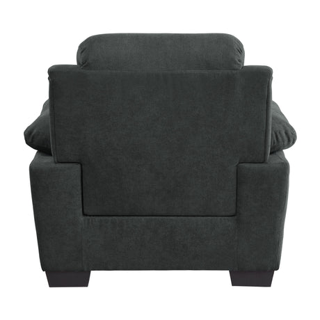 Holleman Dark Gray Chair - Ornate Home