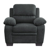 Holleman Dark Gray Chair - Ornate Home