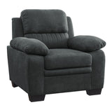 Holleman Dark Gray Chair - Ornate Home