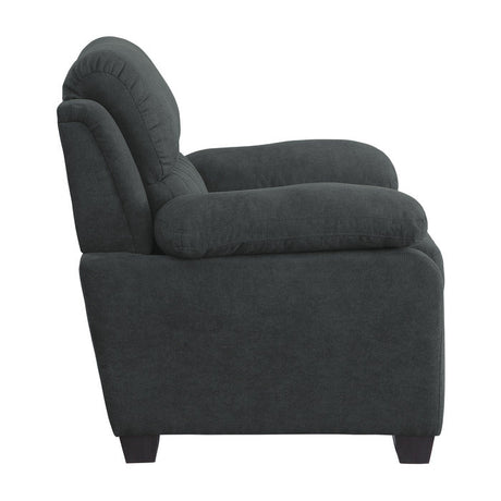 Holleman Dark Gray Chair - Ornate Home