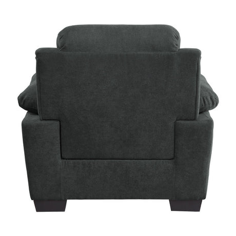 Holleman Dark Gray Chair - Ornate Home