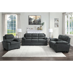 Holleman Dark Gray Chair - Ornate Home