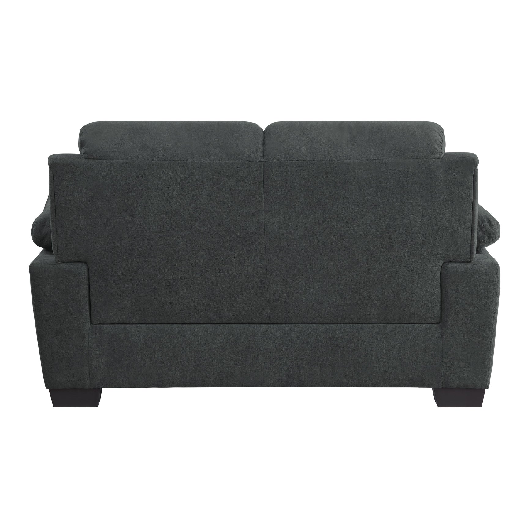 Holleman Dark Gray Loveseats - Ornate Home