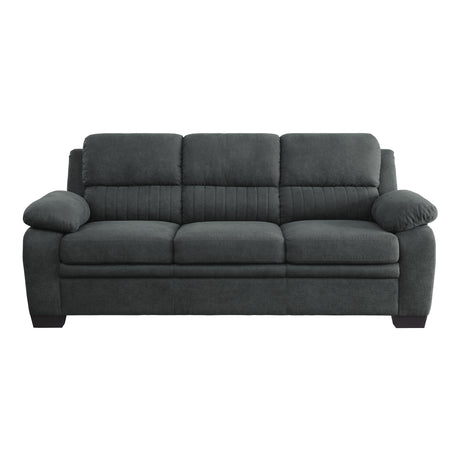 Holleman Dark Gray Sofa & Loveseat - Ornate Home